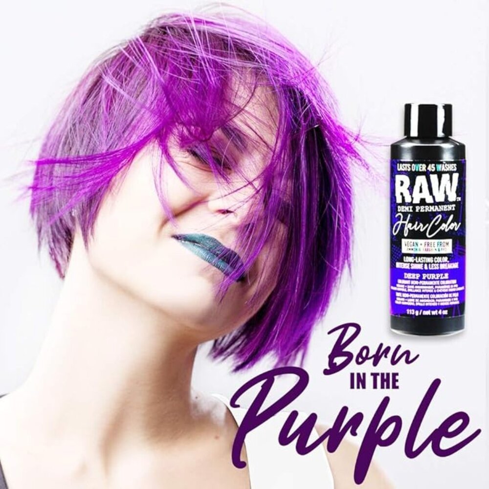 2x RAW Hair Dye in Deep Purple (Unopened / Brand New)